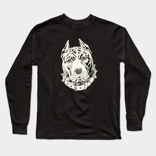 Puzzled Pitbull Long Sleeve T-Shirt